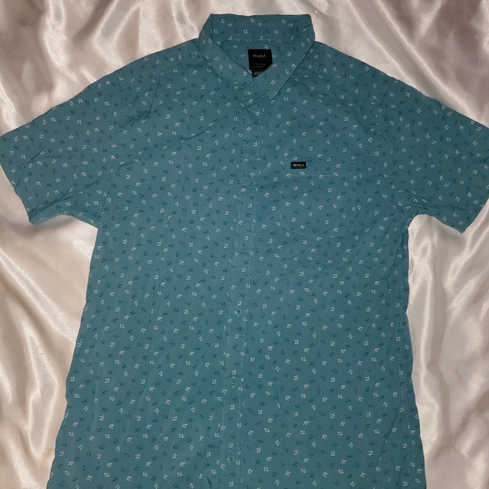 RVCA Button up short sleeve shirt